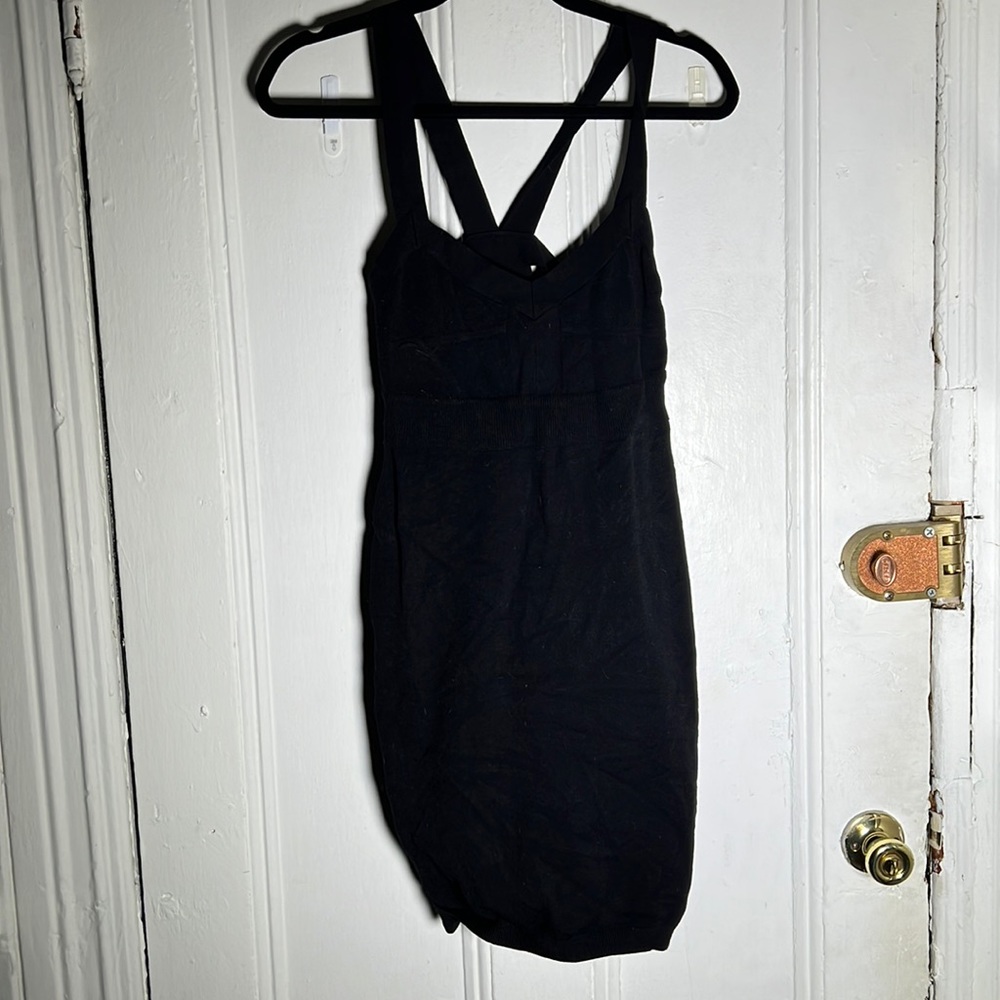 Guess knit black dress size small